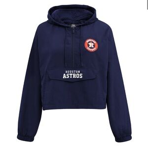 HOUSTON ASTROS CLASSIC WOMEN'S WIND  1/2 JACKET
